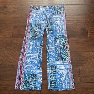 Lilly Pulitzer Bal Harbour Wide Leg Flowy Pants size Large